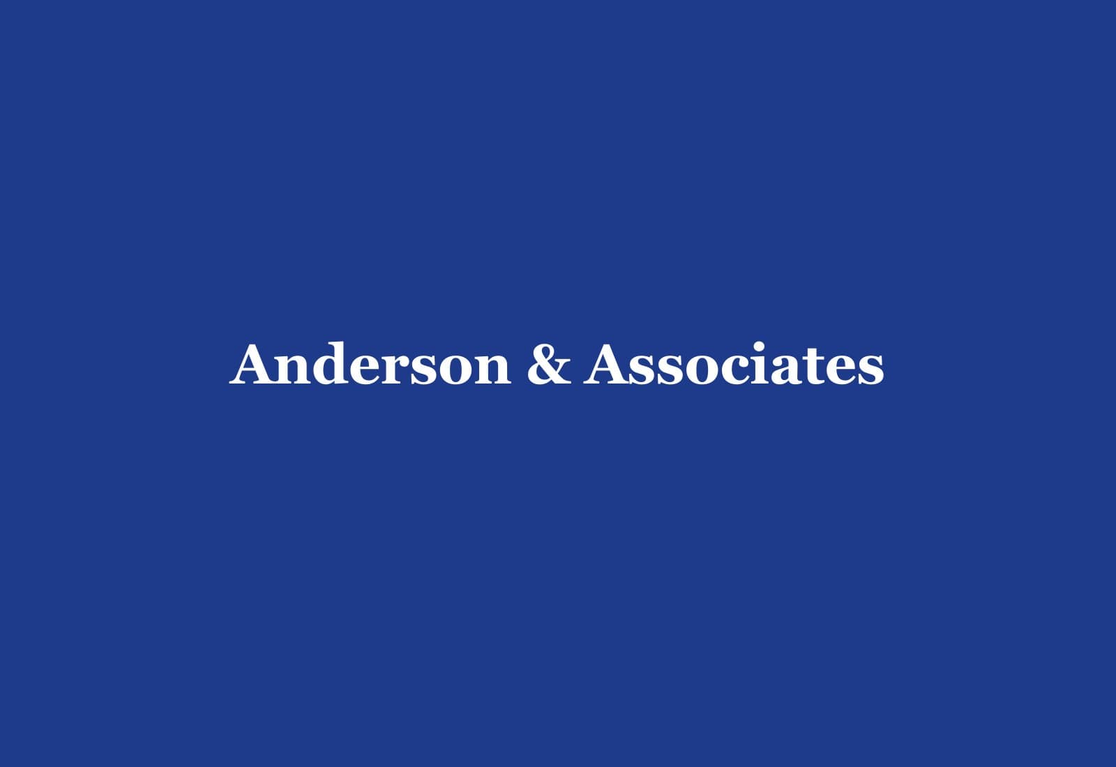 Anderson & Associates legal team in the firm library